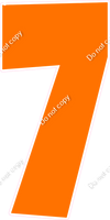 LG 47" Individuals - Flat Orange 7