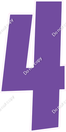 LG 47" Individuals - Flat Purple 4