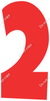 LG 47" Individuals - Flat Red 2