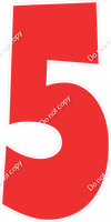 LG 47" Individuals - Flat Red 5