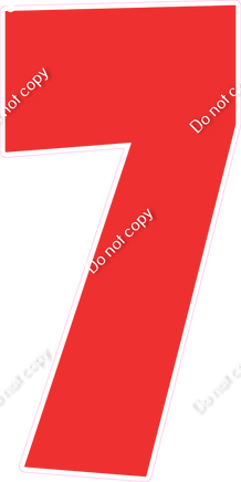 LG 47" Individuals - Flat Red 7