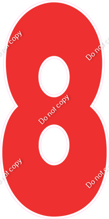 LG 47" Individuals - Flat Red 8