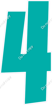 LG 47" Individuals - Flat Teal 4