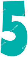 LG 47" Individuals - Flat Teal 5