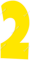LG 47" Individuals - Flat Yellow 2