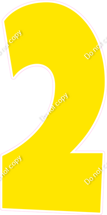LG 47" Individuals - Flat Yellow 2