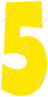 LG 47" Individuals - Flat Yellow 5