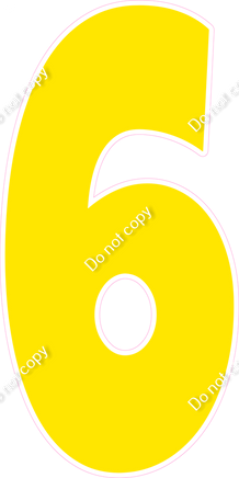 LG 47" Individuals - Flat Yellow 6