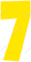 LG 47" Individuals - Flat Yellow 7