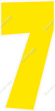 LG 47" Individuals - Flat Yellow 7