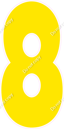 LG 47" Individuals - Flat Yellow 8