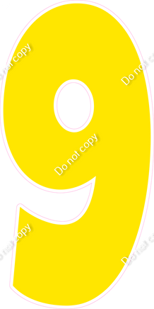 LG 47" Individuals - Flat Yellow 9