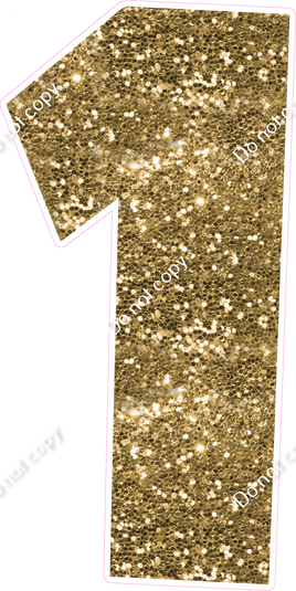 LG 47" Individuals - Sparkle Gold 1