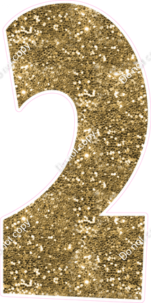 LG 47" Individuals - Sparkle Gold 2