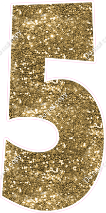 LG 47" Individuals - Sparkle Gold 5