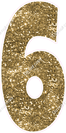 LG 47" Individuals - Sparkle Gold 6