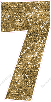 LG 47" Individuals - Sparkle Gold 7