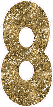 LG 47" Individuals - Sparkle Gold 8