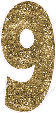 LG 47" Individuals - Sparkle Gold 9