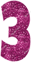 LG 47" Individuals - Sparkle Hot Pink 3