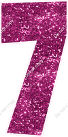 LG 47" Individuals - Sparkle Hot Pink 7