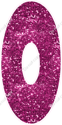 LG 47" Individuals - Sparkle Hot Pink