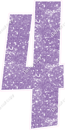 LG 47" Individuals - Sparkle Lavender 4