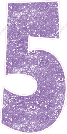 LG 47" Individuals - Sparkle Lavender 5