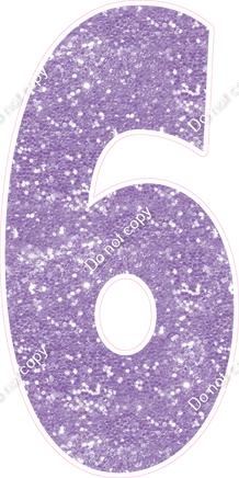 LG 47" Individuals - Sparkle Lavender 6