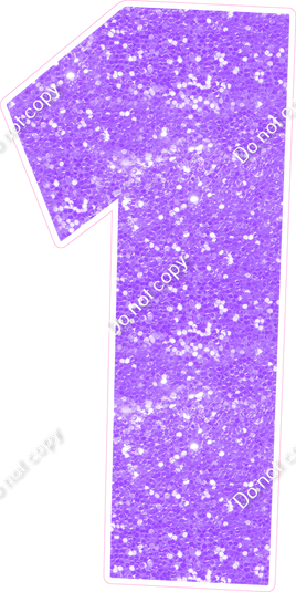 LG 47" Individuals - Sparkle Lilac 1