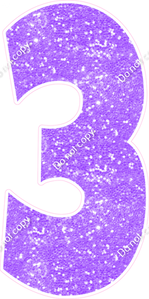 LG 47" Individuals - Sparkle Lilac 3