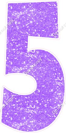 LG 47" Individuals - Sparkle Lilac 5