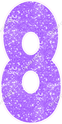 LG 47" Individuals - Sparkle Lilac 8