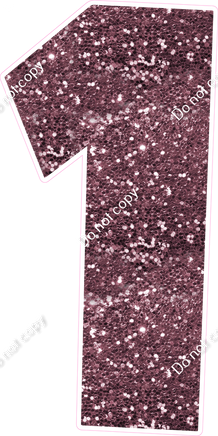 LG 47" Individuals - Sparkle Mauve 1