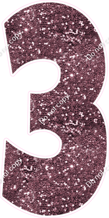 LG 47" Individuals - Sparkle Mauve 3