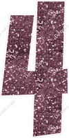 LG 47" Individuals - Sparkle Mauve 4