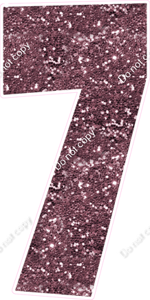 LG 47" Individuals - Sparkle Mauve 7