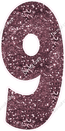 LG 47" Individuals - Sparkle Mauve 9