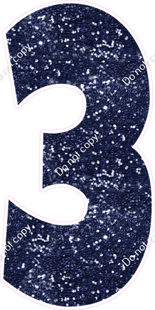 LG 47" Individuals - Sparkle Navy Blue 3