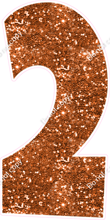 LG 47" Individuals - Sparkle Orange 2