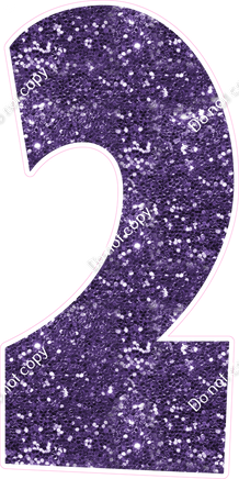 LG 47" Individuals - Sparkle Purple 2