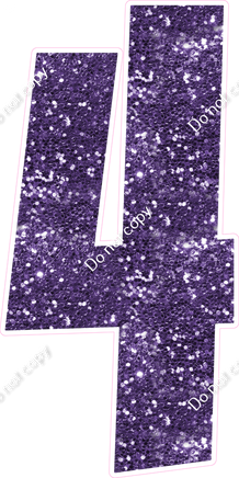 LG 47" Individuals - Sparkle Purple 4