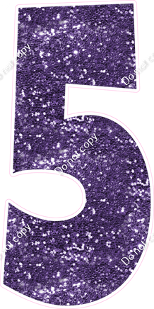LG 47" Individuals - Sparkle Purple 5