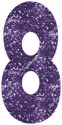 LG 47" Individuals - Sparkle Purple 8