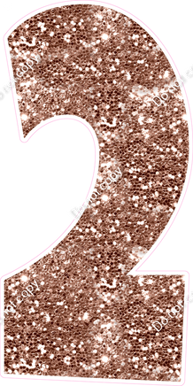 LG 47" Individuals - Sparkle Rose Gold 2