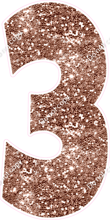 LG 47" Individuals - Sparkle Rose Gold 3