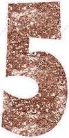 LG 47" Individuals - Sparkle Rose Gold 5