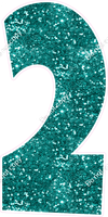 LG 47" Individuals - Sparkle Teal 2