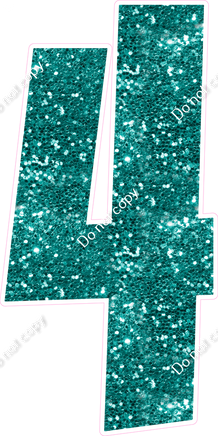 LG 47" Individuals - Sparkle Teal 4