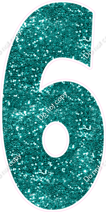 LG 47" Individuals - Sparkle Teal 6
